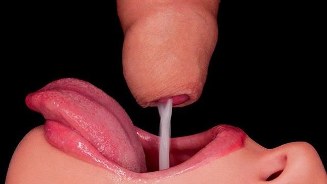 Крупным планом: Минет с окончанием спермы в рот